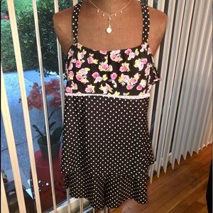 Studio Donatellla Pajama Tank & Shorts 2-piece Lg